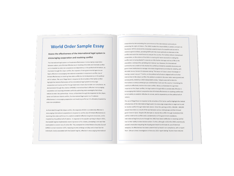 Pinnacle Learners sample essay booklet