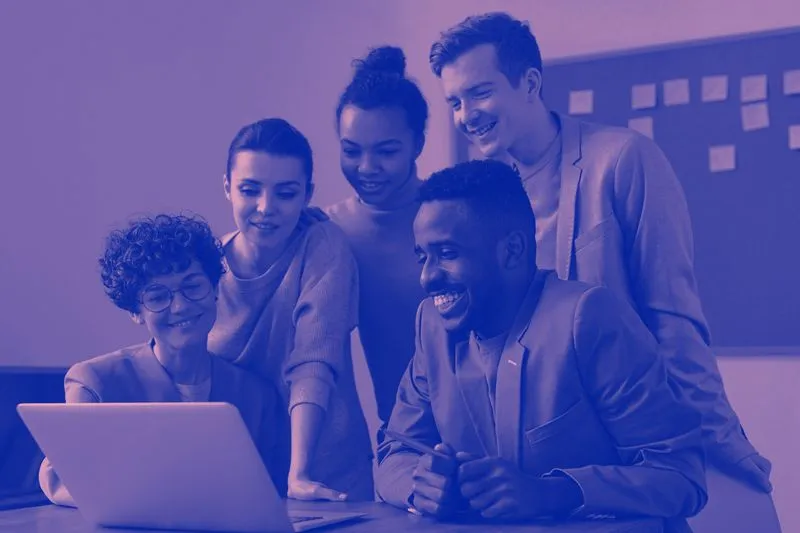 IT/CONF team working together