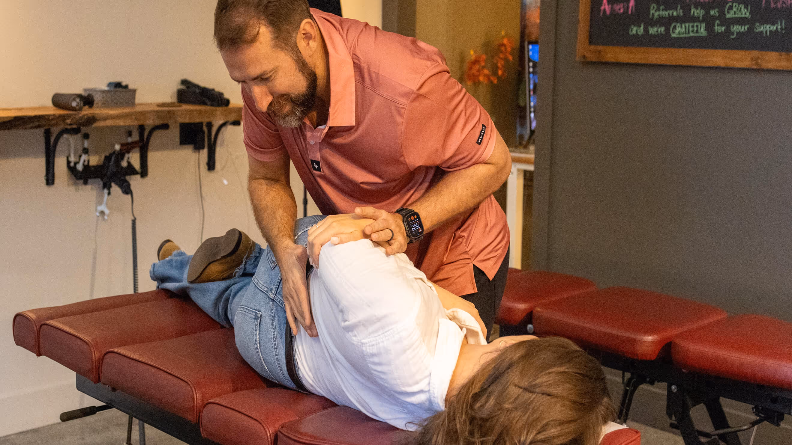 Thrive Wellness Center exterior and facility showcasing modern chiropractic clinic