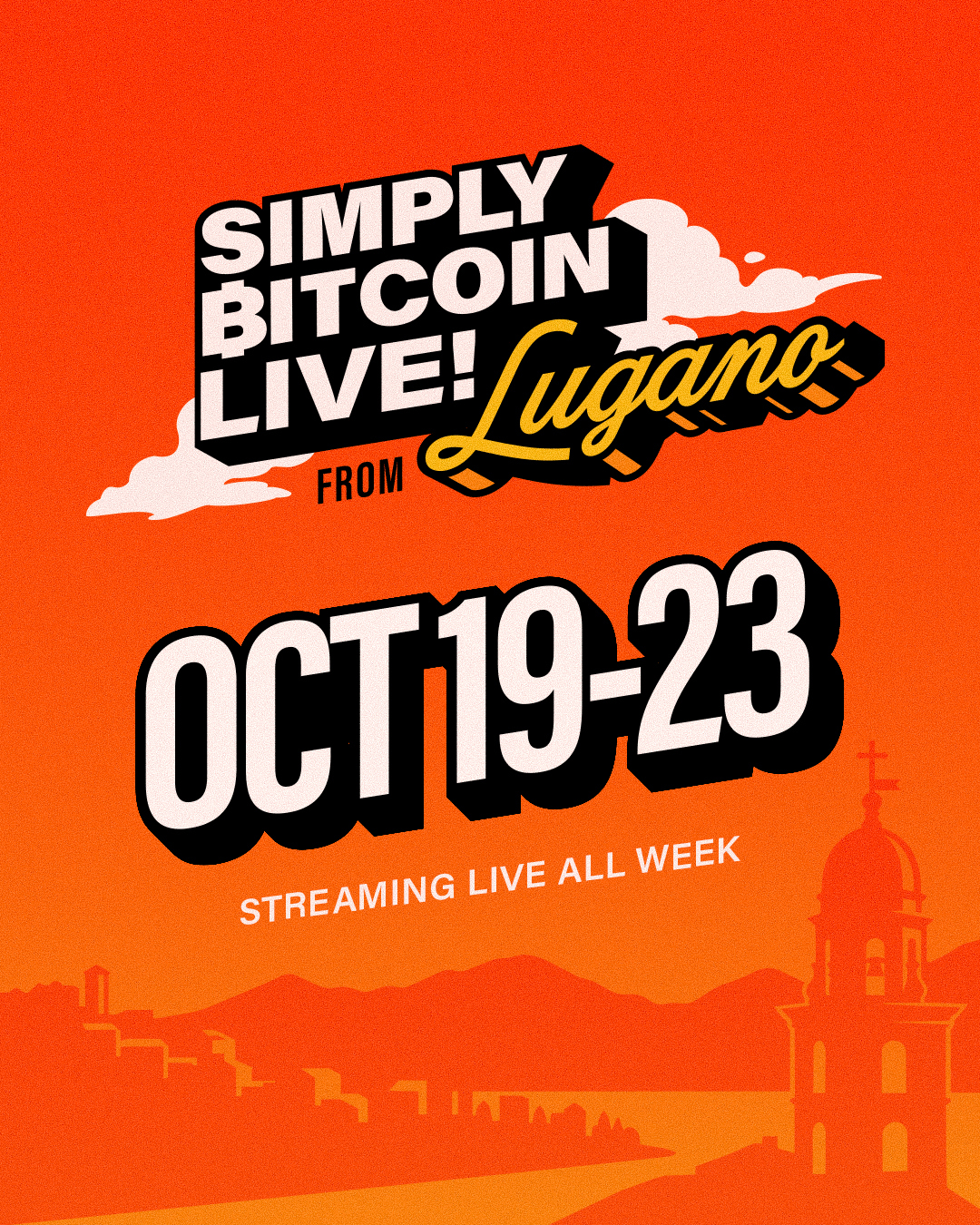 Simply Bitcoin live at Plan B Forum Lugano
