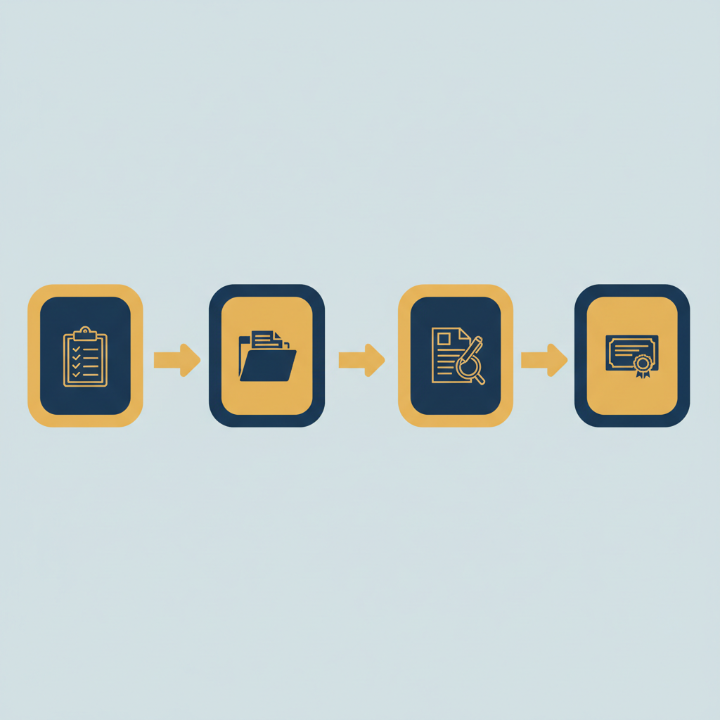5 steps to QLD builder's licence infographic