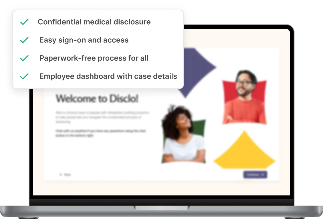 Disclo's employer dashboard