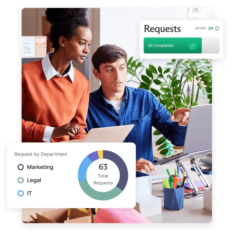 Two animated Disclonaut characters against a pale background. On the left, a green Disclonaut with large headphones is dancing. On the right, a yellow diamond-shaped Disclonaut happily dances with a white cane in hand.