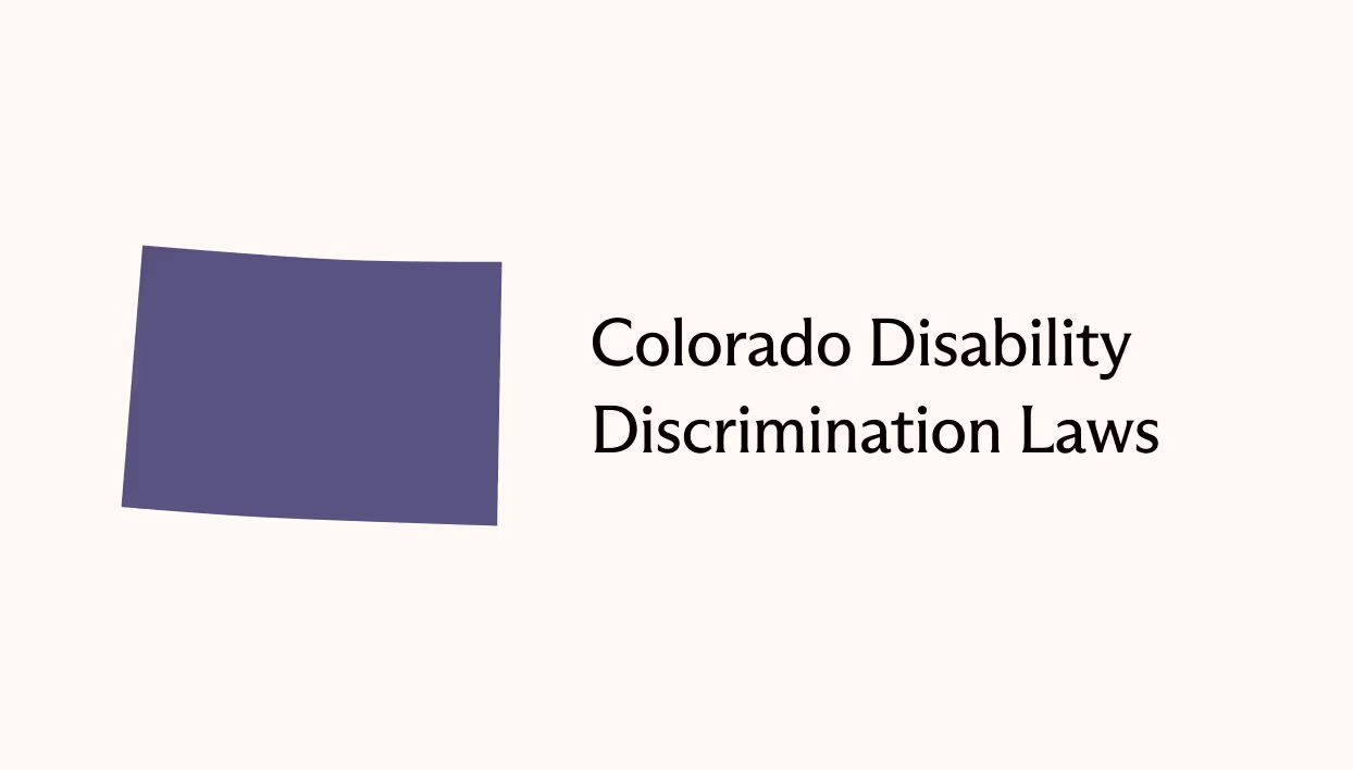 Shape in the state of Colorado with the article's title to the right.