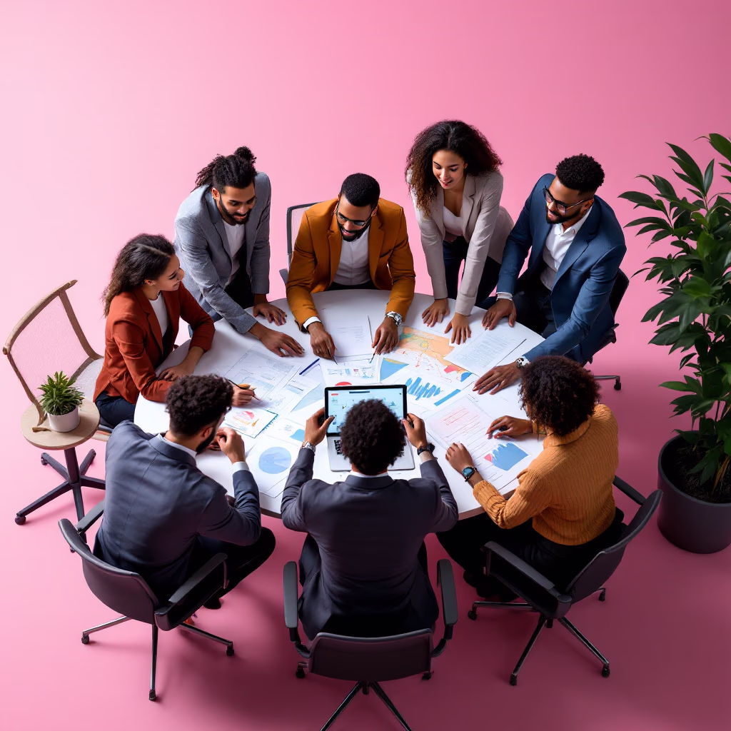 [background image] image of a workplace setting (for an ai healthcare company)