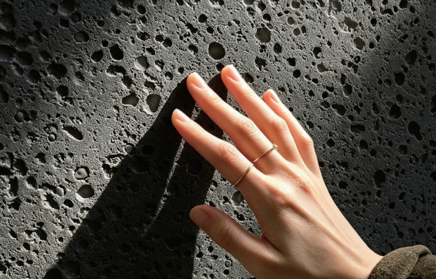 Lava Travertine — примерна визия
