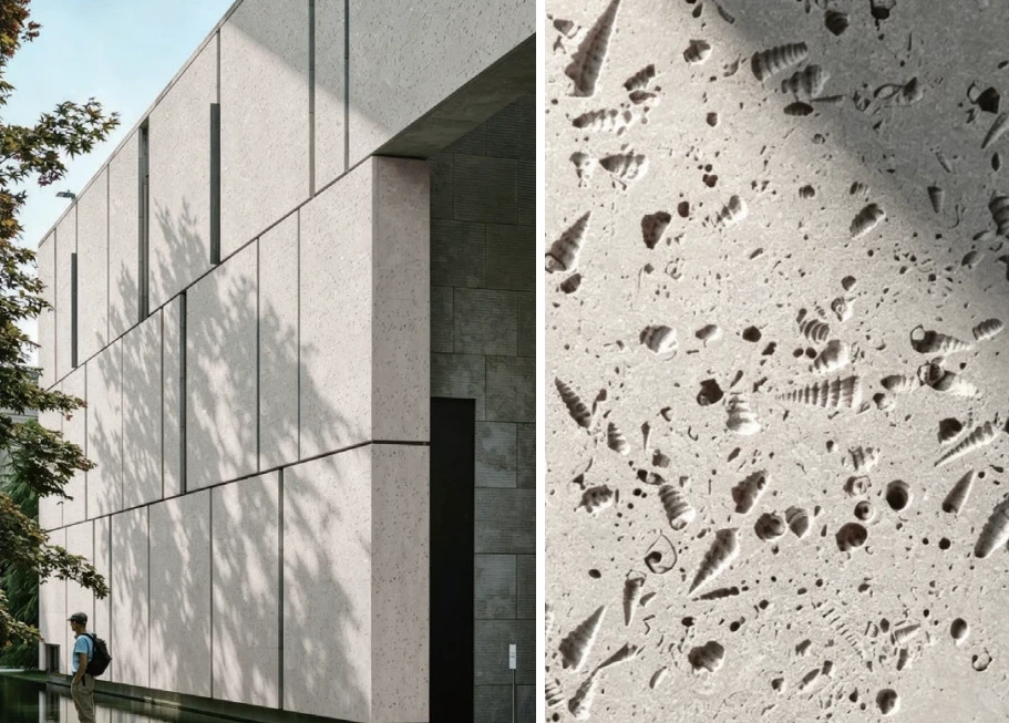Conch Travertine — примерна визия