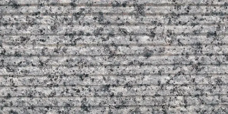 Flat Linear Stone — Greyish Brown