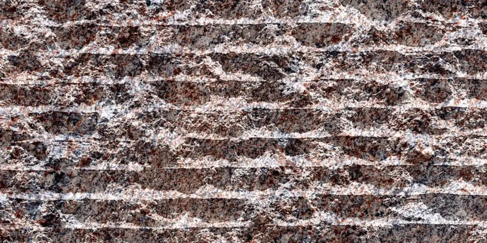 Chiseled Stone — Multi Color Red