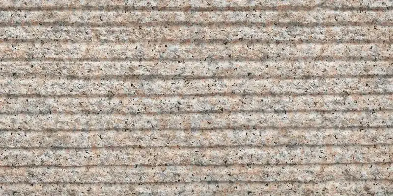 Flat Linear Stone — Gold Sesame