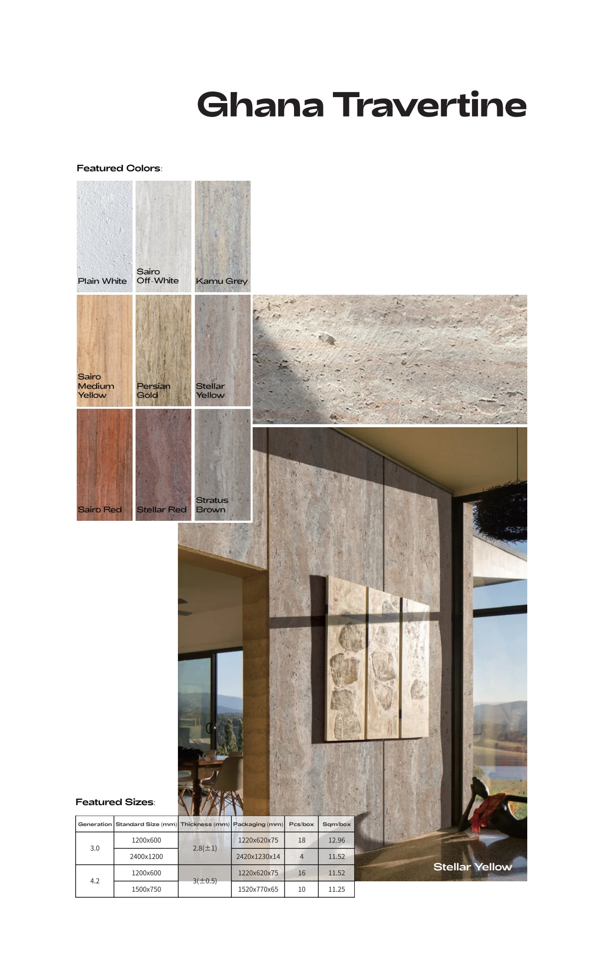 Ghana Travertine, Stone Resonance, страница 9