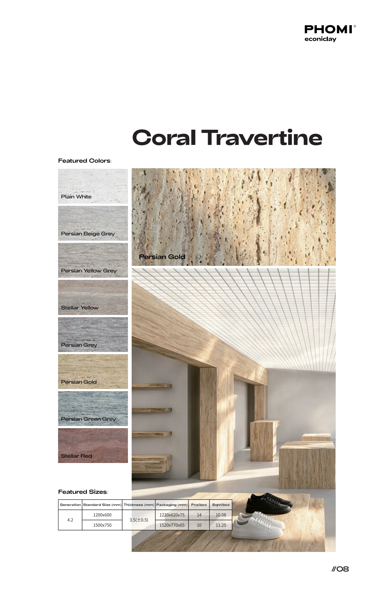 Coral Travertine, Stone Resonance, страница 8