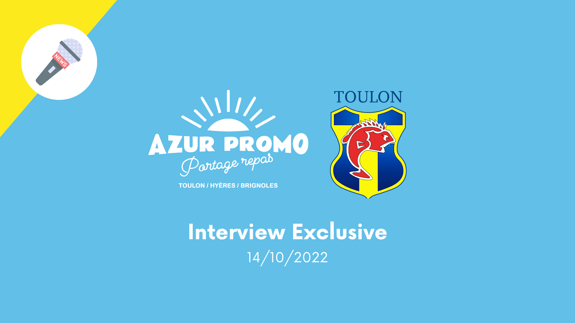 Interview pour le Sporting Club de Toulon