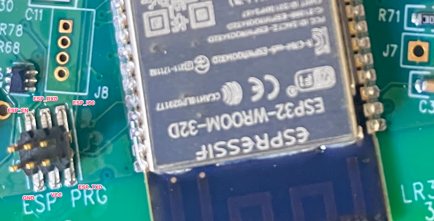 ESP32 pin-out datasheet diagram.