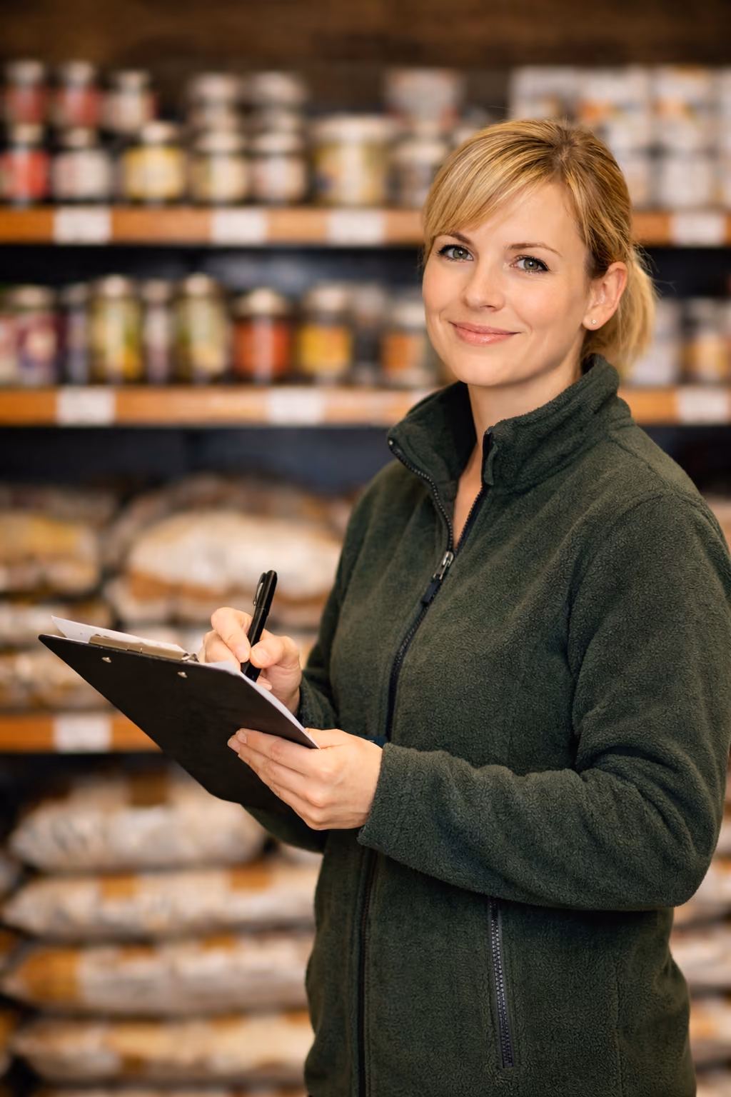 Händlerin auf der Händlerplattform von Harms NutriCare