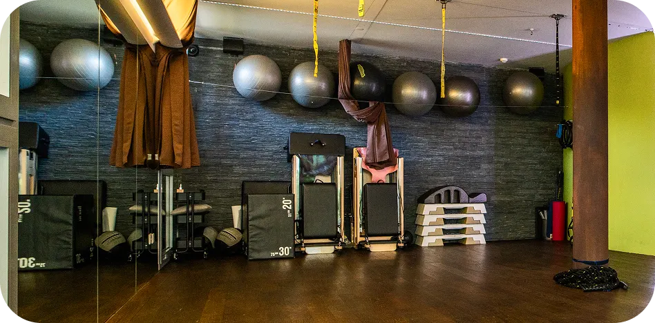 Area allenamento e fitness Re-Activ Lugano per percorsi di dimagrimento personalizzati