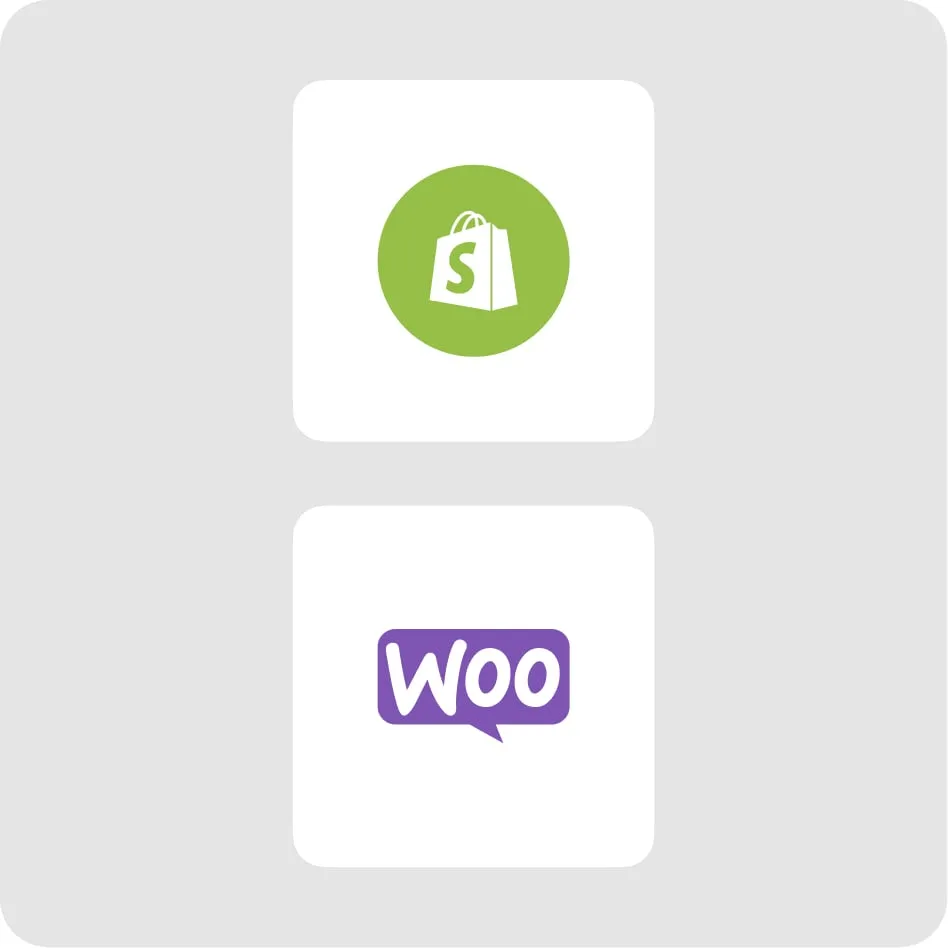 Integrate e-commerce platforms like Shopify and WooCommerce
