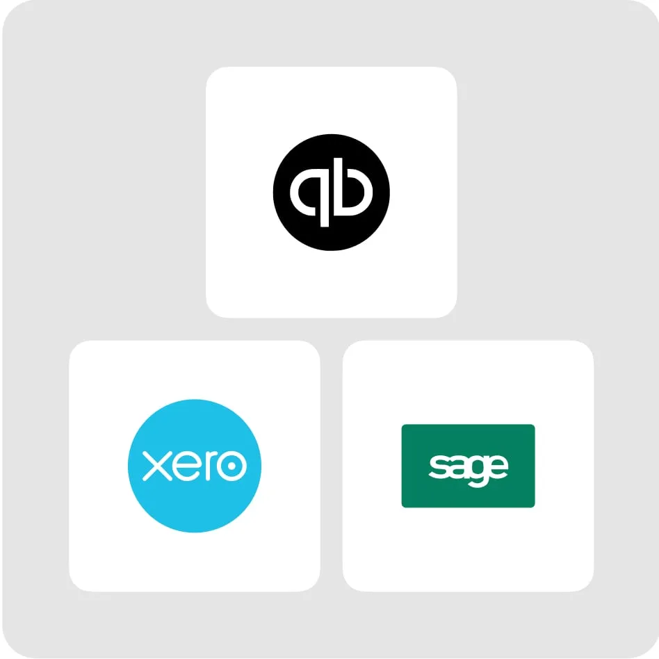 Integrate accounting and financial management tools like Xero, QuickBooks, and Sage