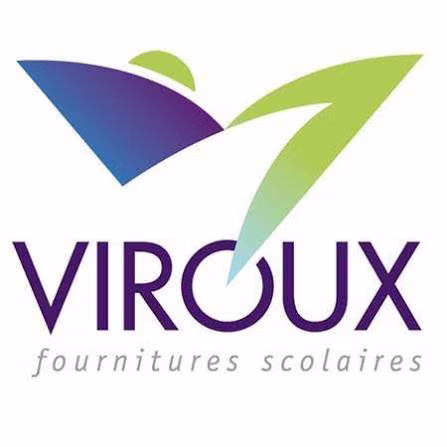 Entrepôt Viroux à Auvelais avec fournitures scolaires et matériel pédagogique.