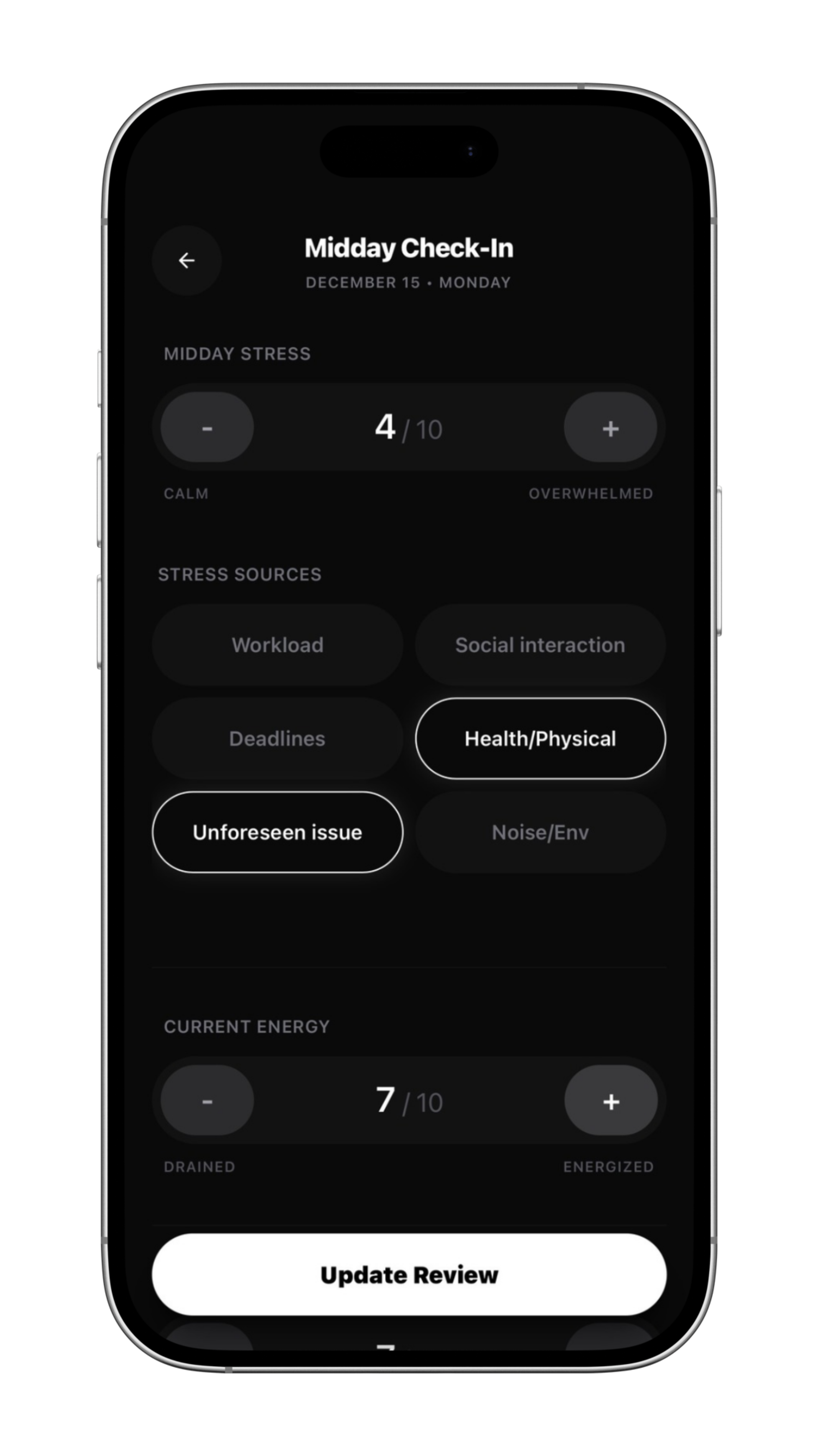 Smartphone screen showing an app named Zovrah with AI Suggestions for personalized supplement profiles and a chat feature called Chat with Kairo.