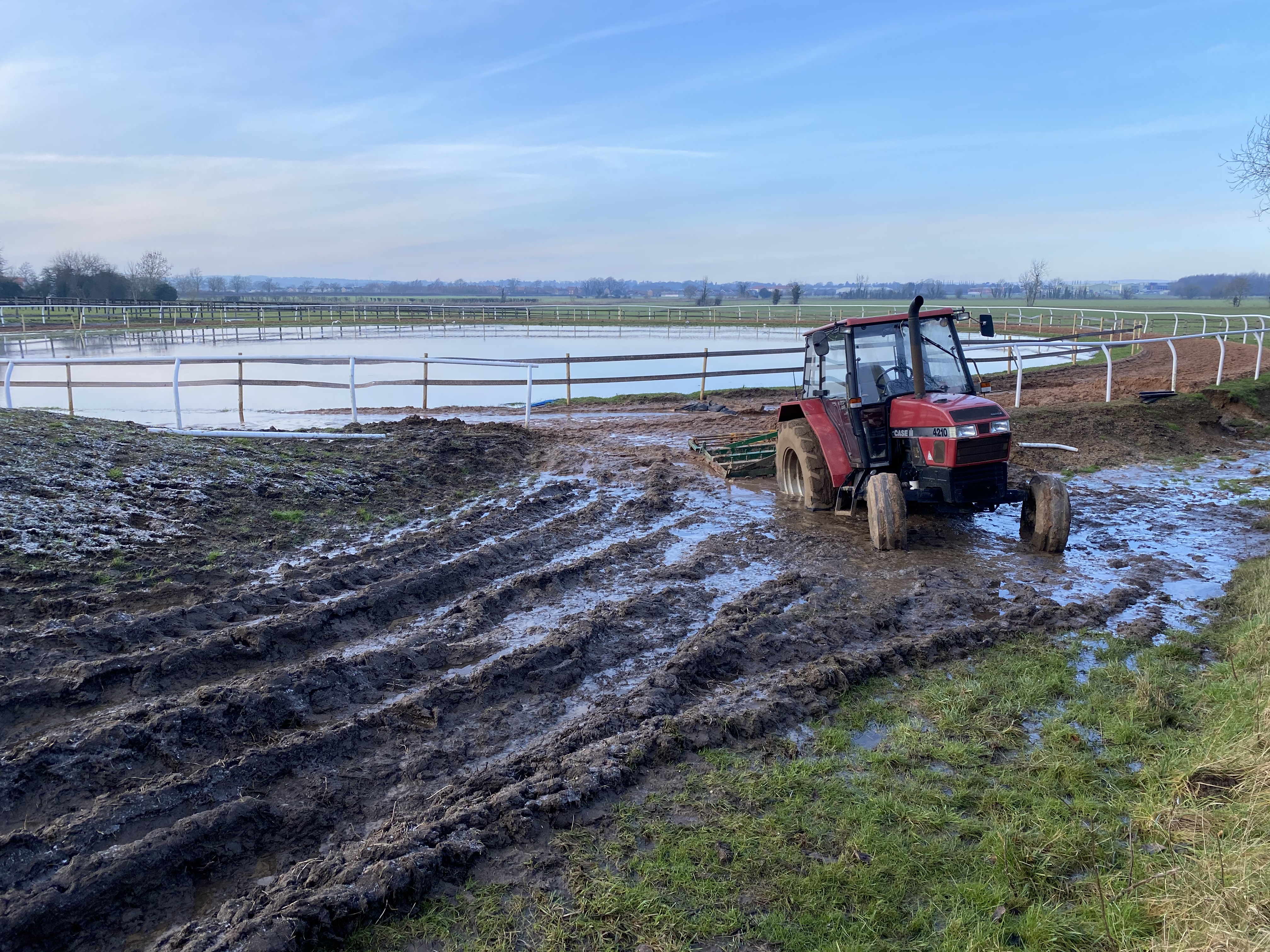 Flooded field