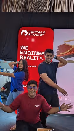 Foxtale Studio exhibiting at Sri Lanka’s largest game showcase, representing the local game development industry.