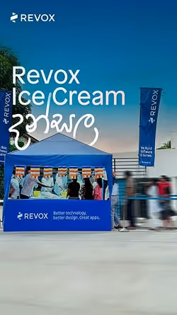 Foxtale Studio community outreach: Our team hosting a CSR project giving out free ice cream to the local community.