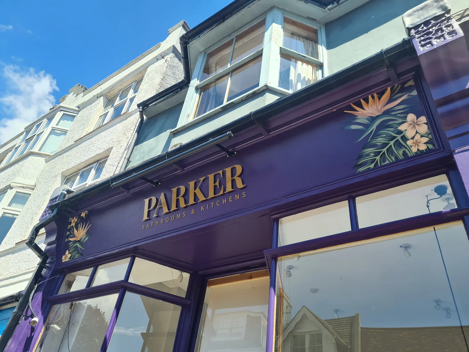 Parker shopfront fascia sign