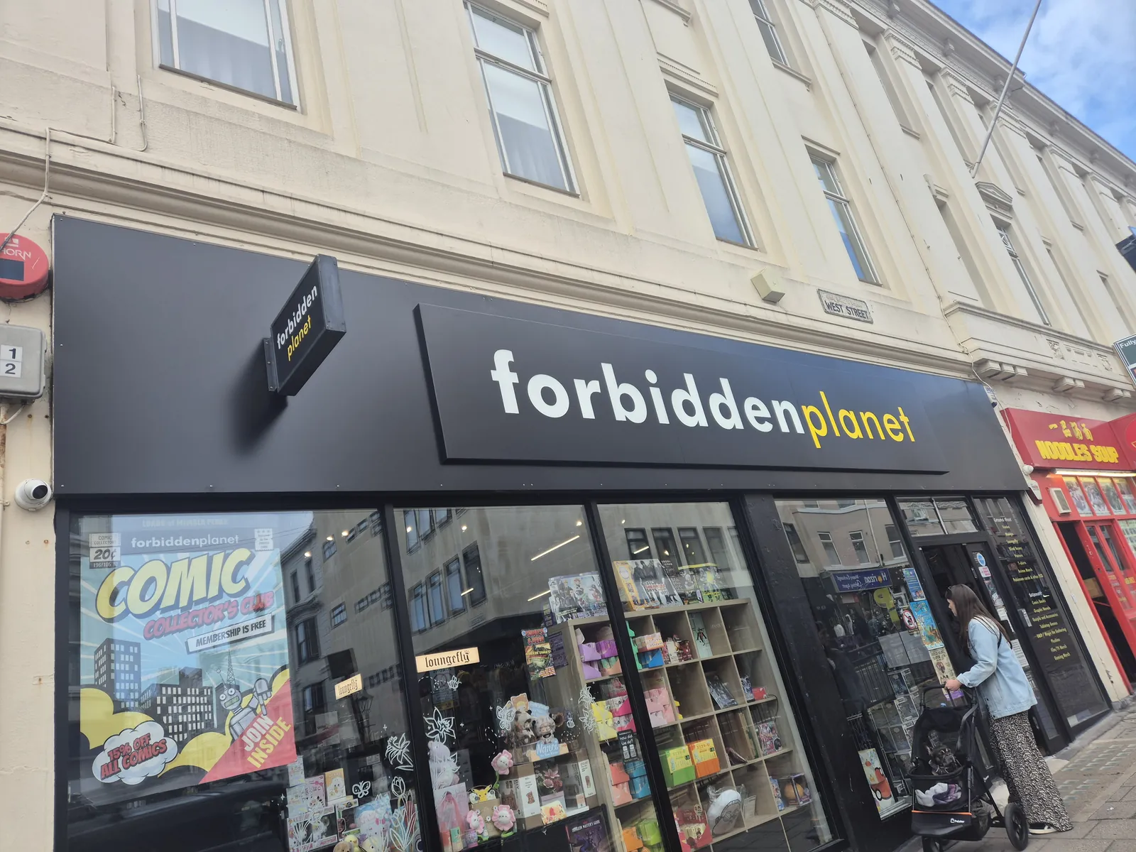 Forbidden Planet shop fascia and window graphics