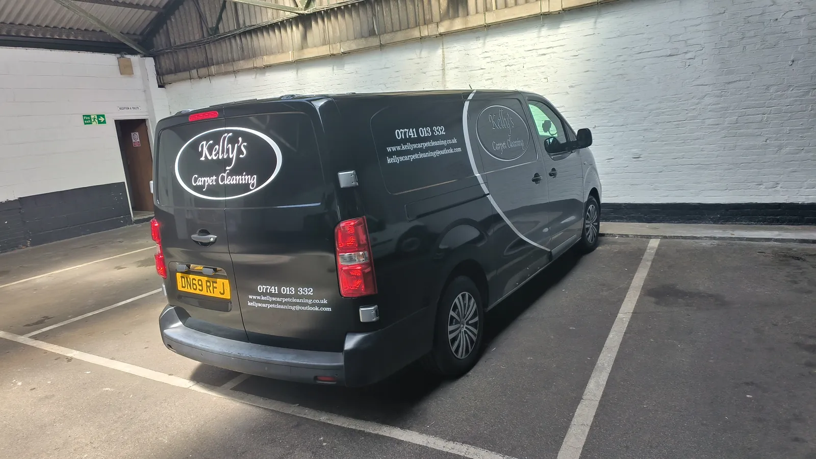 Wrapped commercial vehicle