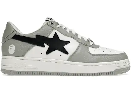 A Bathing Ape Bape Sta Low Grey Black