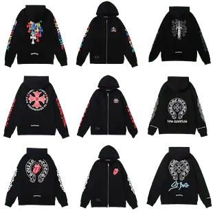 Bunch of Chrome Hearts Hoodies #1 (34 Variants)