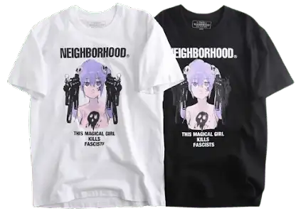 Neighborhood x Jun Inagawa This Magical Girl Kills Facists Tee