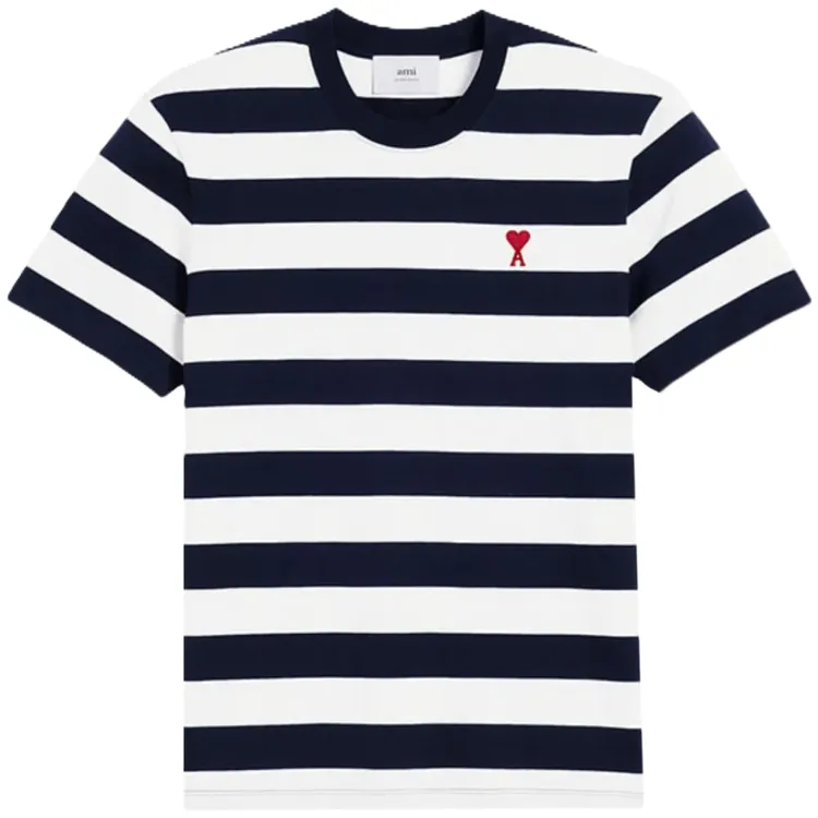 Ami Paris Striped Tee