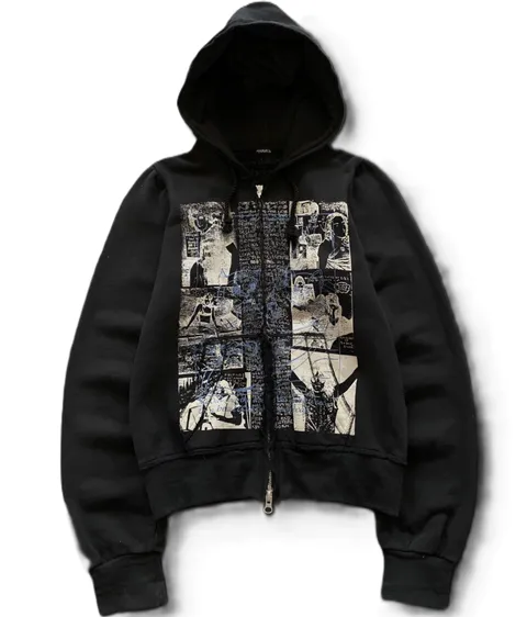 Hysteric Glamour Destroy All Monsters Zip Up Hoodie