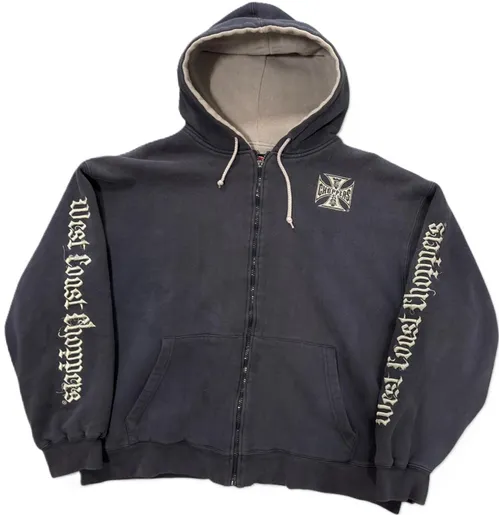 West Coast Choppers Purple Zip-Up Hoodie