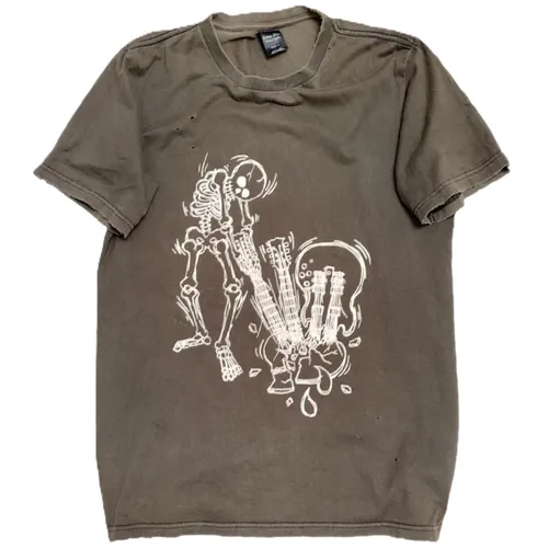 Number Nine Skeleton Guitarist Tee