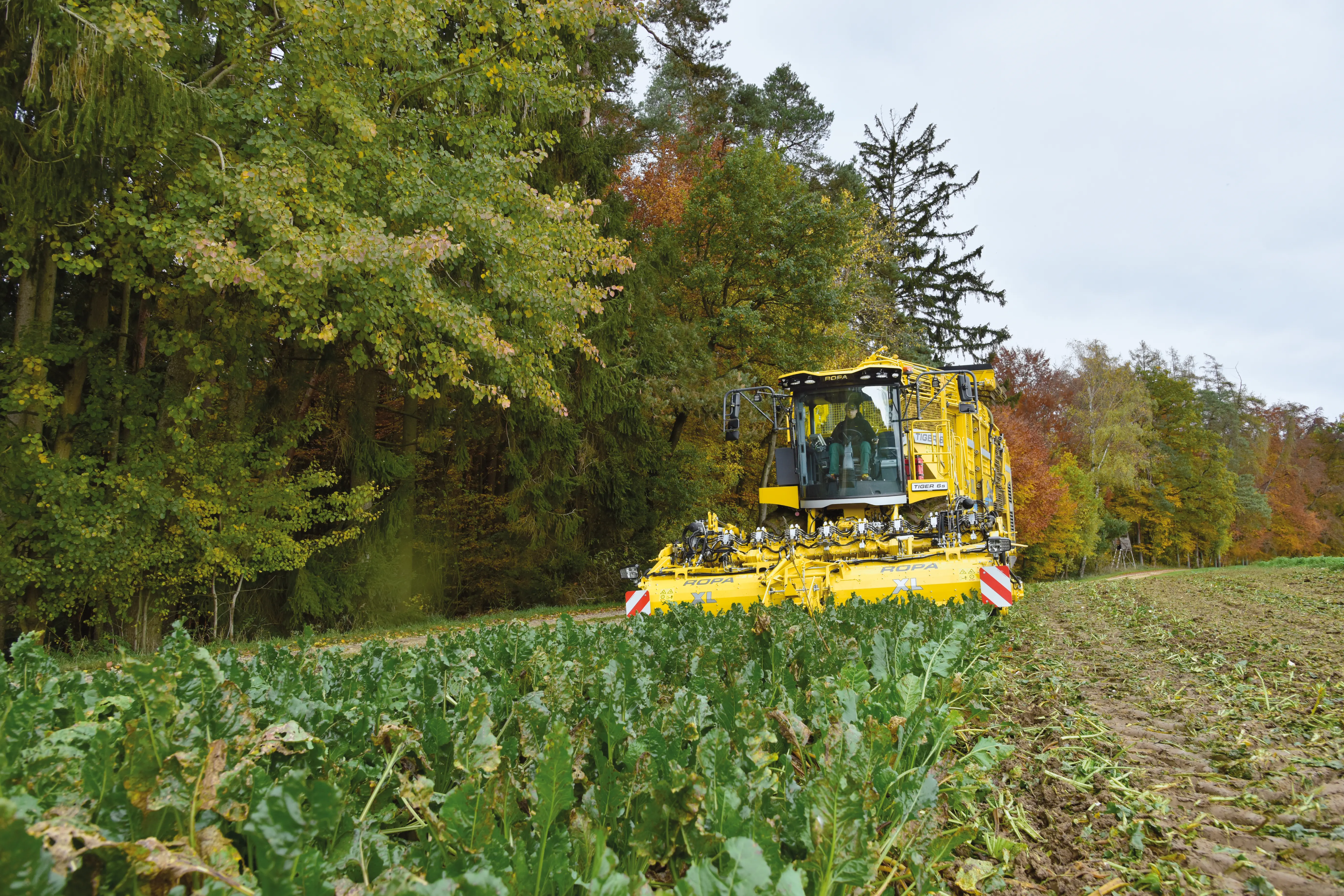 image of tractors in action for an agricultural services business