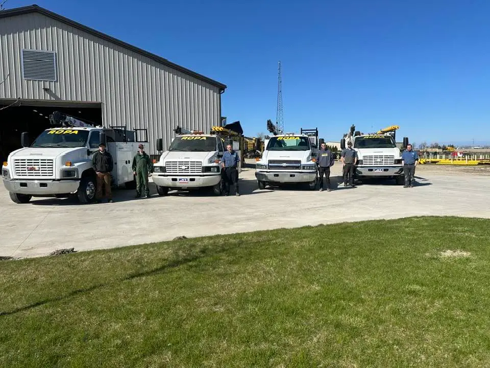 ROPA North America service trucks and technicians
