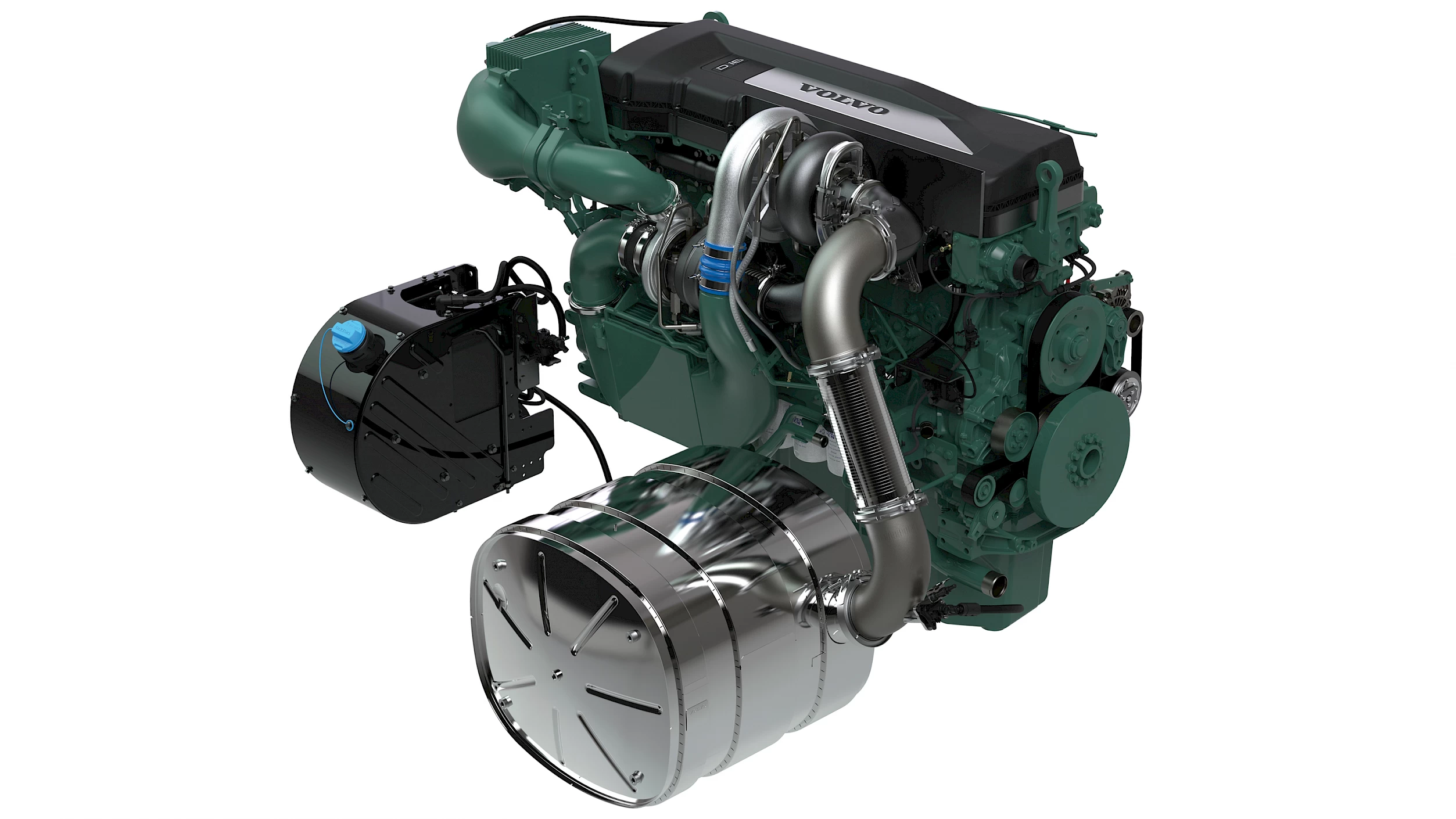 The 796 HP Volvo-Penta engine that powers the ROPA Tiger 6S