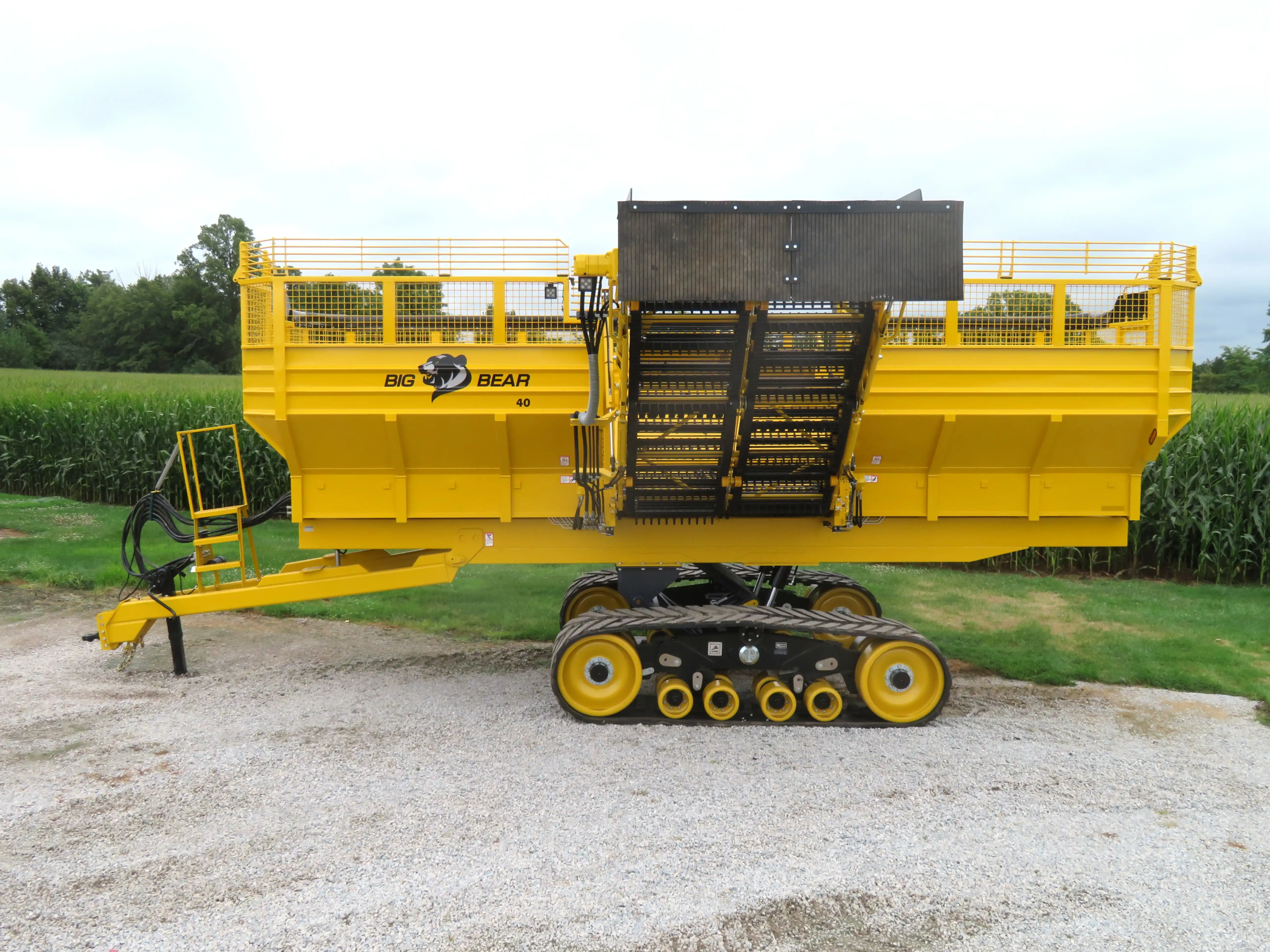 Big Bear with lift kit raised side view