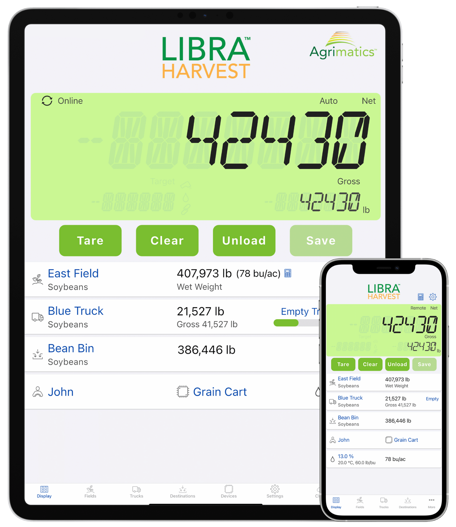 Libra Cart App for Weight Scale Option