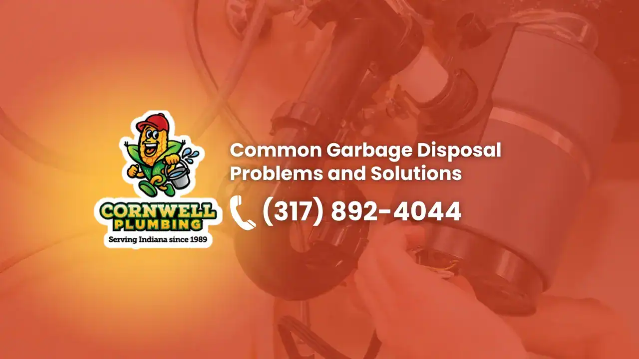 Clogged drain repair in Indiana by Cornwell Plumbing, expert solutions for garbage disposal problems, drain cleaning, and plumbing services to prevent backups and improve home plumbing efficiency.