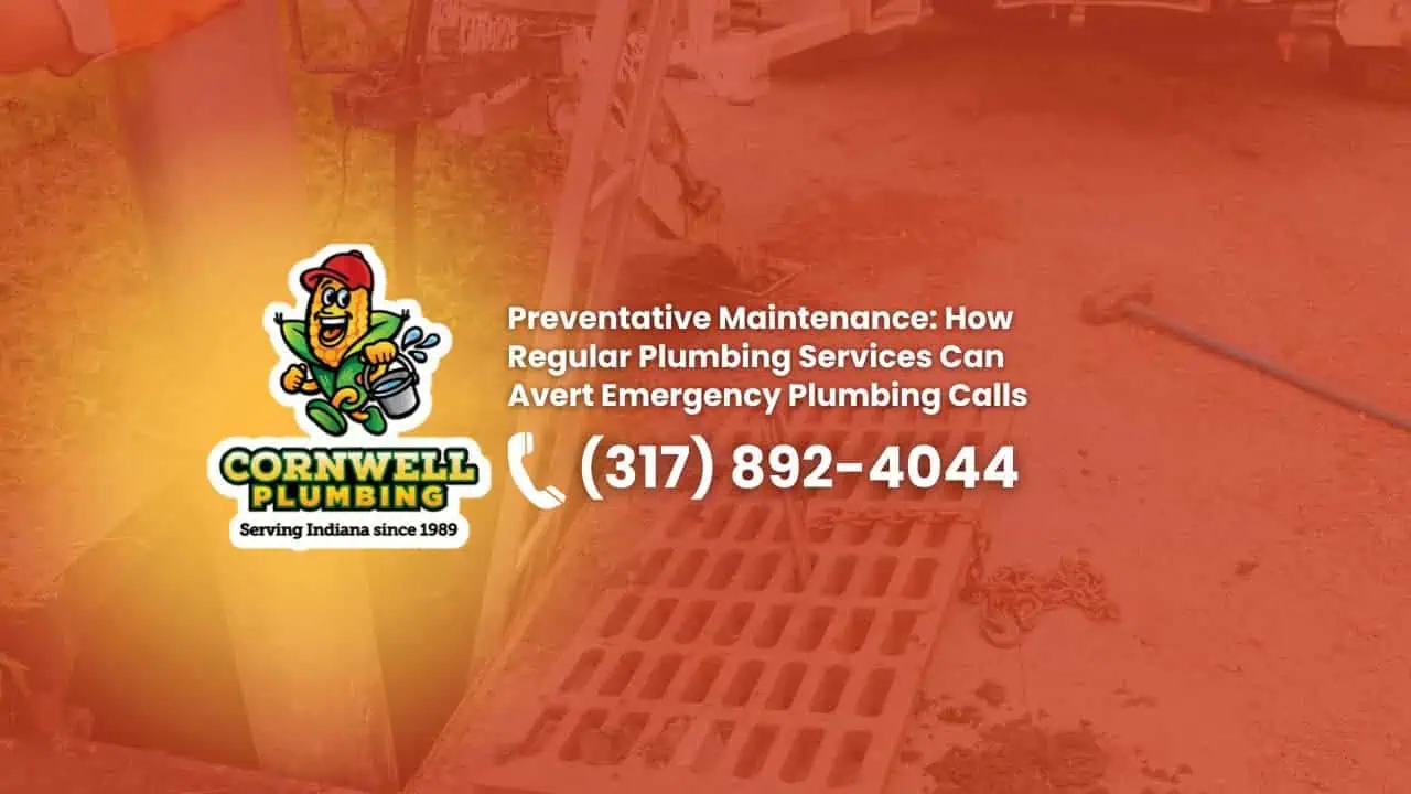 Emergency plumbing repair services by Cornwell Plumbing in Indiana, since 1989. Call (317) 892-4044 for reliable plumbing solutions and maintenance to prevent urgent plumbing issues.