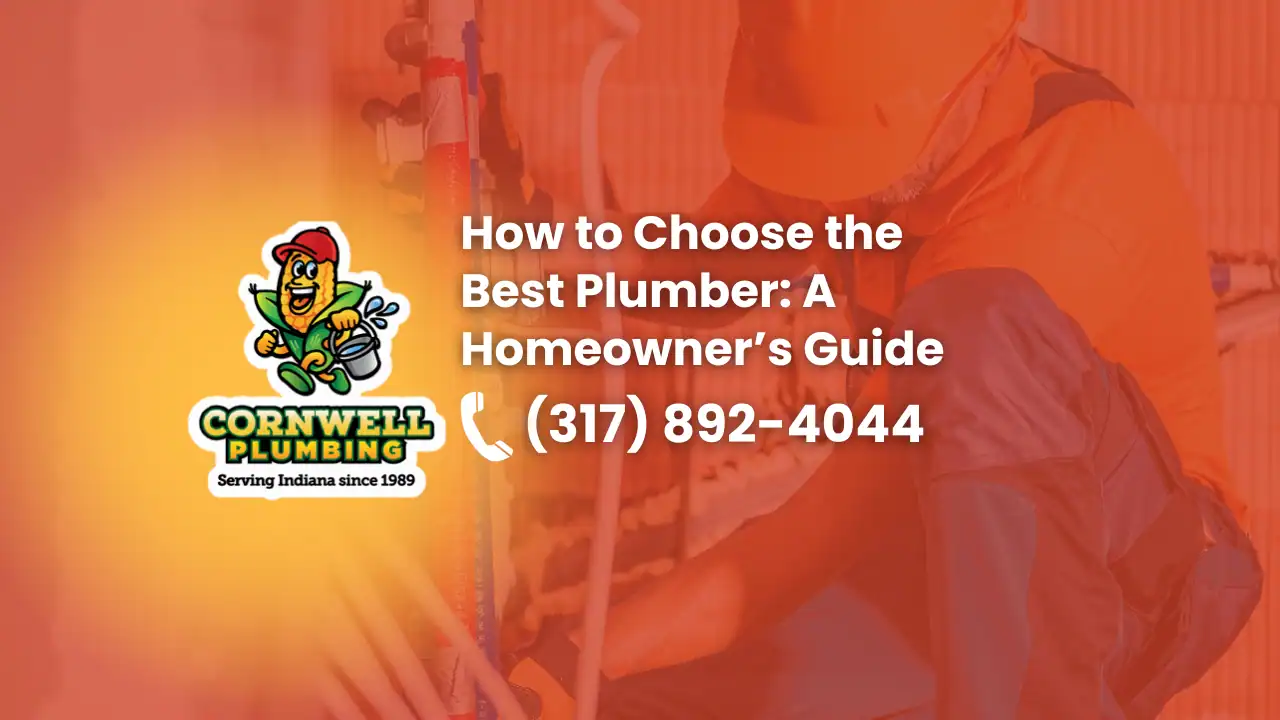 Experienced local plumber in Indiana | Cornwell Plumbing emergency and residential plumbing services.