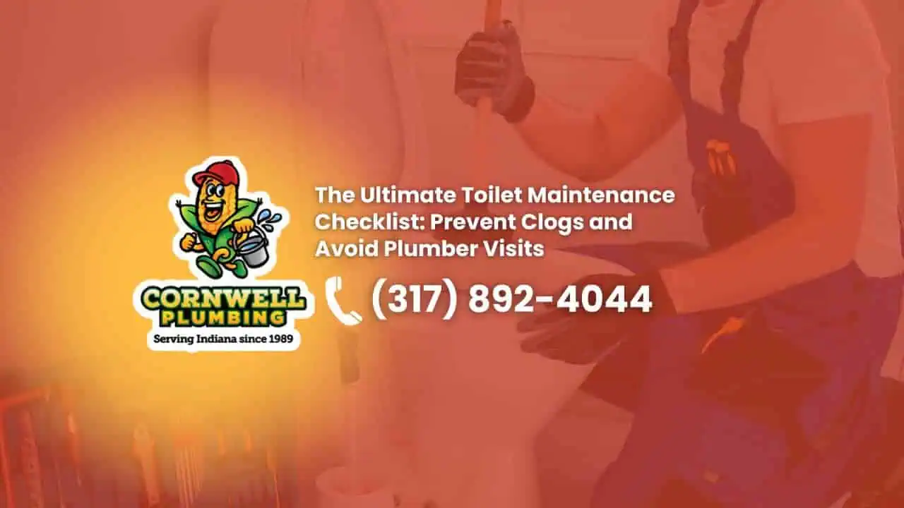Reliable plumbing services, expert toilet maintenance tips, and clog prevention from Cornwell Plumbing in Indiana. Call (317) 892-4044 for professional plumbing repair and maintenance.
