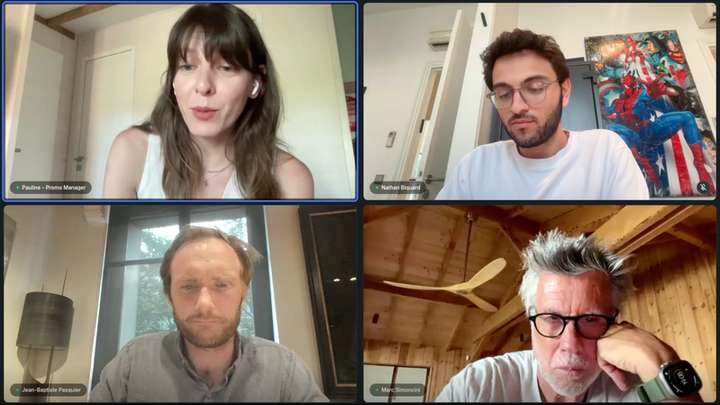 Un live du Bootcamp en visioconférence avec l'équipe Amplify et Marc Simoncini