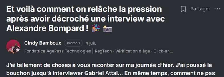 Post : interview avec Alexandre Bompard