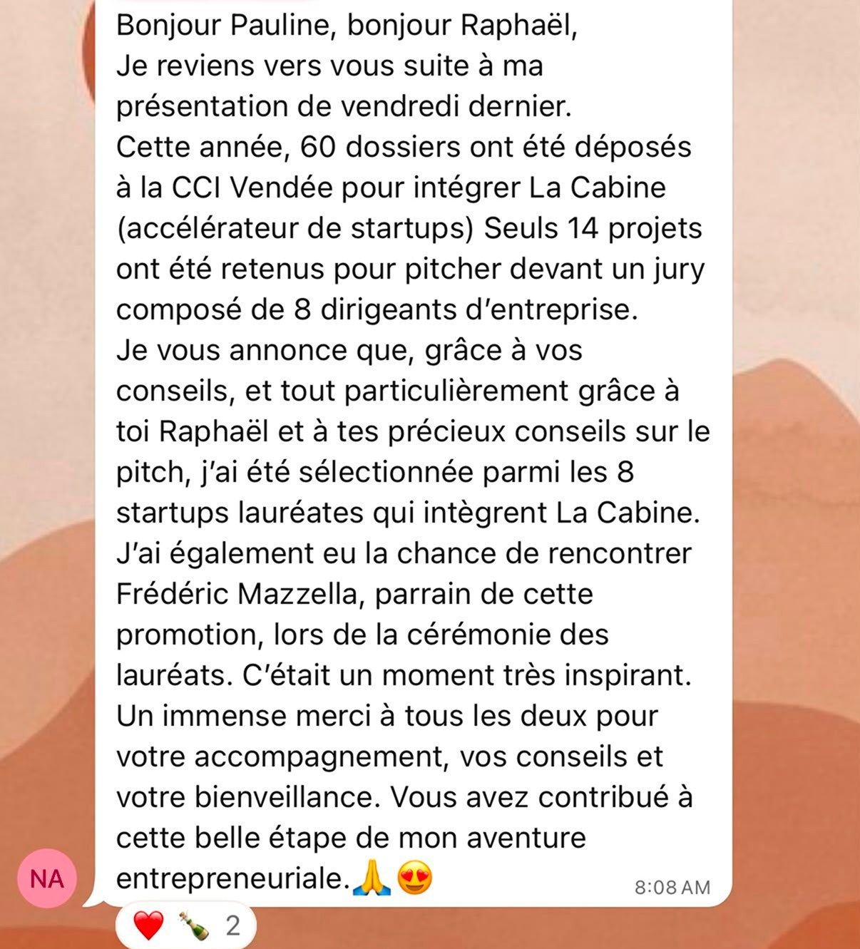 Avis d’une élève du Bootcamp sélectionnée par l’accélérateur La Cabine