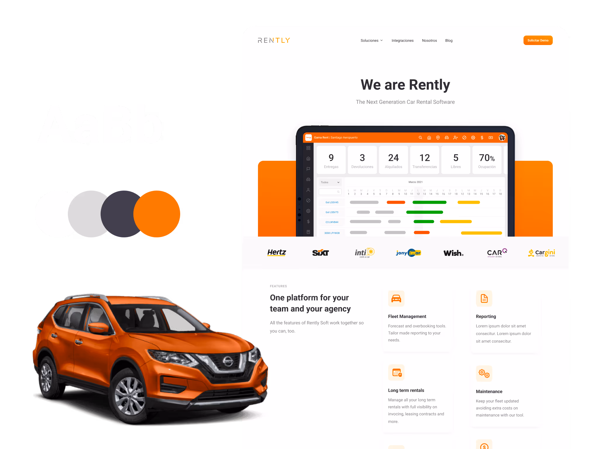 Open laptop displaying Bothello website with a 3D yellow and white robot illustration and text about customer support services.